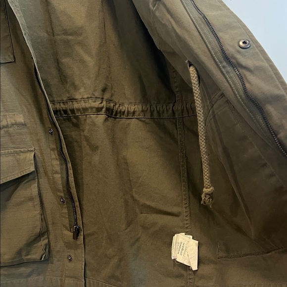 Vans Men's Military Field Jacket in Olive - Picture 9 of 12